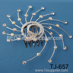 Charm Ornament,Fashion Hair Ornament With Rhinestone,Various Size And Custom Made are available