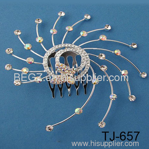 Charm Ornament,Fashion Hair Ornament With Rhinestone,Various Size And Custom Made are available
