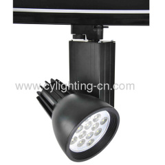 12W Aluminum Die-cast Housing Black 263mm×155mm×120mm LED Track Lights