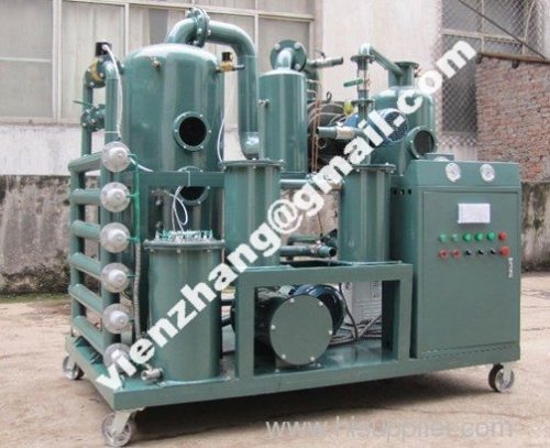 Lubricant oil filtration system, vacuum dehydration system