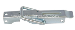 Stainless steel hasp and staple