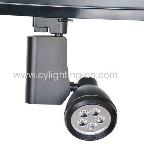 5W Black 239mm×168mm×95mm Aluminum Die-cast LED Track Light