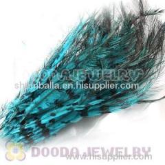Cheap Thin Green Dyed Bird feather hair extensions wholesale