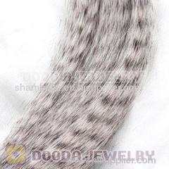 Cheap Synthetic Striped Grizzly Feather Hair Extensions Wholesale