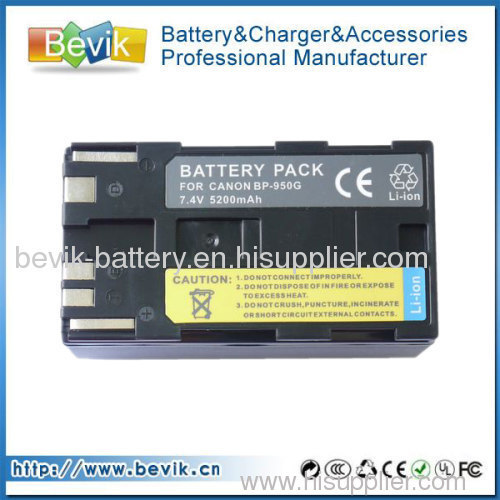 High Quality Digital Camcorder Battery For Canon BP-950 BP-950G