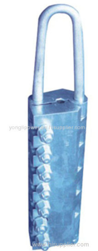 Bolt type anti-twist wirerope grip come along clamp