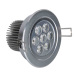 Round Silver Color LED Lights Light With Anodized Suface