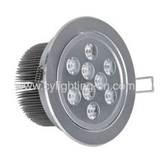 Round Silver Color LED Lights Light With Anodized Suface