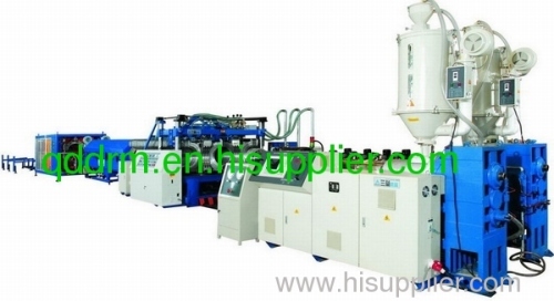 HDPE double wall corrugated pipe extrusion line