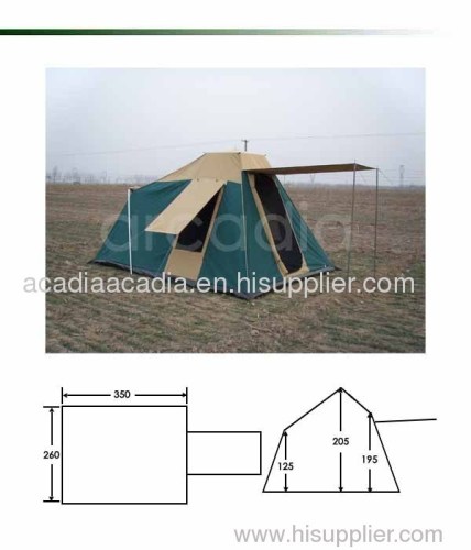 camping family tent