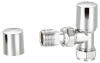 Chrome plated radiator valve