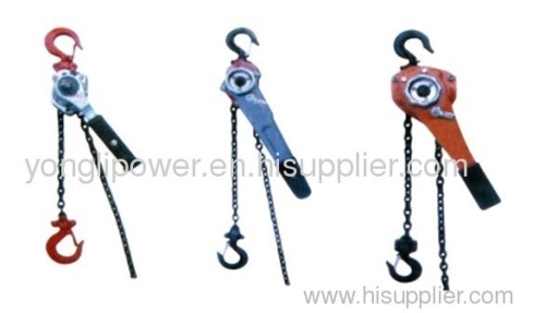 Hand operated chain lever hoist for conductor sagging from 2.5kn-90kn wrenching chain tackle block chain hoist