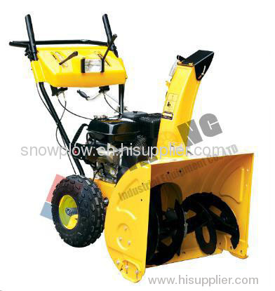 Gasoline engine snow blowers