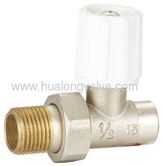 forged brass straight Radiator Valve