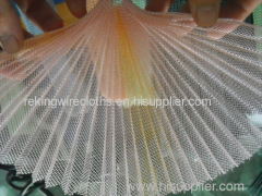 pleat window screen