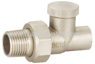 straight radiator valve(H-05410)