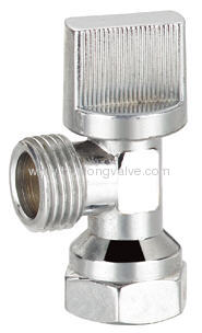 C.P. angle valve with flange