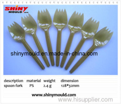 plastic cutlery mould/moldes de cuchara tenedor