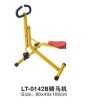 children riding machine fitness equipment