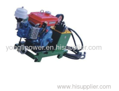 75mpa Superhigh pressure hydraulic pump station power pack with diesel gaoline electric engine optional