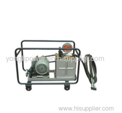 75mpa Superhigh pressure hydraulic pump station power pack with diesel gaoline electric engine optional