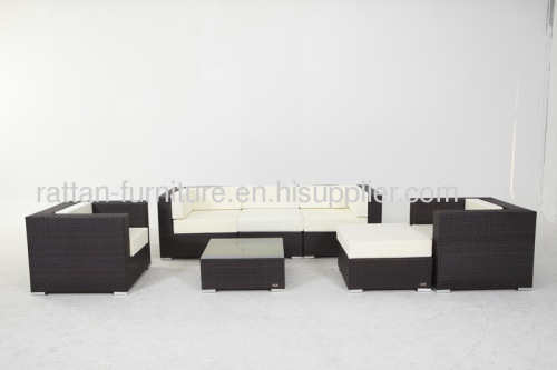 Garden furniture rattan sofa set