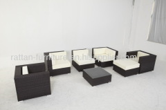Outdoor garden rattan furniture living room sofa