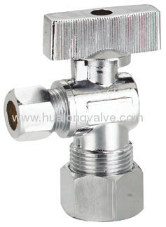 Brass angle stop valves