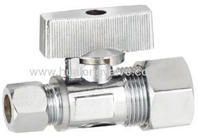 Straight stop valves