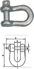 10-300kn High tensile wire connector D shackles