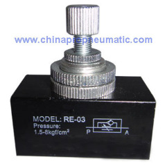 RE series pneumatic flow control valve