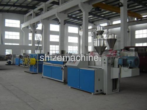 PVC corrugated pipe production line