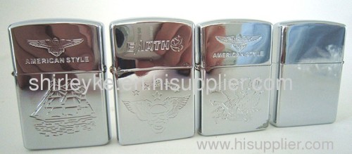 Mirror Embossed Cigarette Lighter