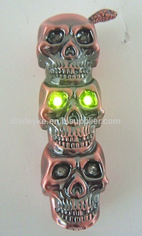 skeleton-shaped flame gas lighter