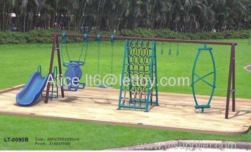 patio plastic slide and swings