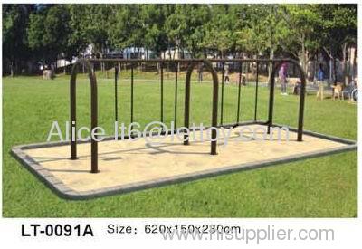 swings with 4 rubber seats