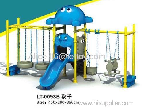 new style for swings and plastic slide
