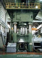 Hot die hydraulic forging press