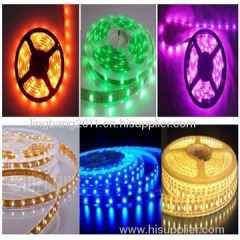 Flexible LED Strip with 60 SMD LEDs/m, 12V DC Input Voltage, 5050 SMD LED Type and High Brightness