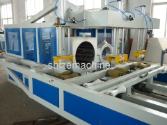 Plastic pipe belling machines