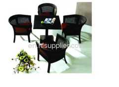 out door ratten table set