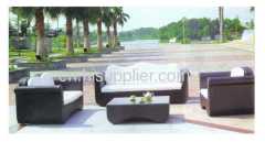 out door ratten table set