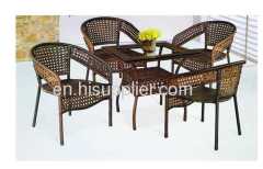 out door ratten table and chair