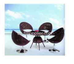 out door ratten table and chair