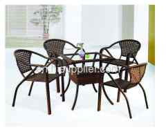 out door ratten table and chair