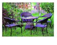 out door ratten table and chair