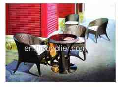 out door ratten table and chair