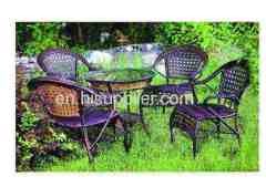 out door ratten table and chair