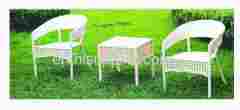 out door ratten table and chair