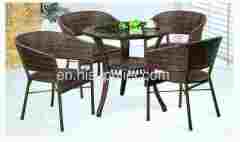 out door ratten table and chair